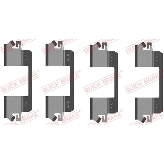 Quick Brake Brake pad fitting set