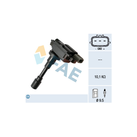 Fae Ignition coil to suit Fiat, Hitachi, Suzuki