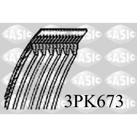 Sasic V-Ribbed Belt to suit Ford, Hyundai, Kia