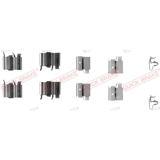 Quick Brake Brake pad fitting set