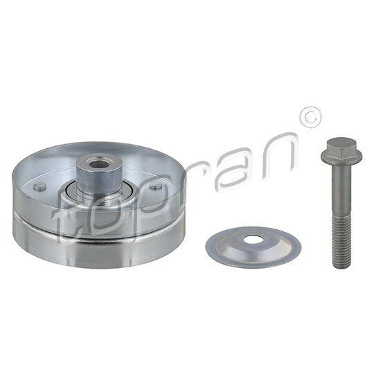 Topran Deflection/Guide Pulley, v-ribbed belt to suit Ford, Bugatti