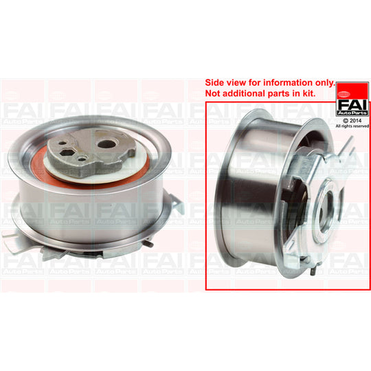 Fai Autoparts Tensioner Pulley, timing belt to suit Audi, VW
