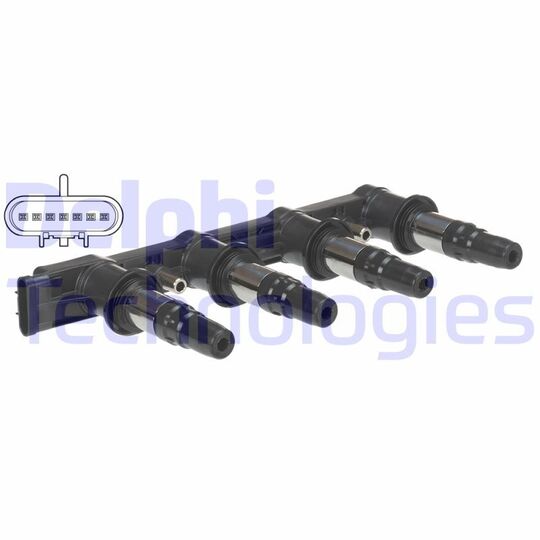 Delphi Ignition coil to suit Chevrolet, Hitachi, Opel