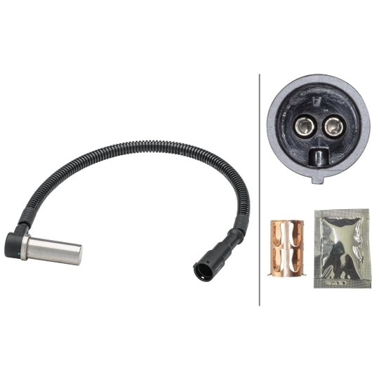 Hella Sensor, wheel speed to suit Mercedes-Benz, Hyundai, Iveco