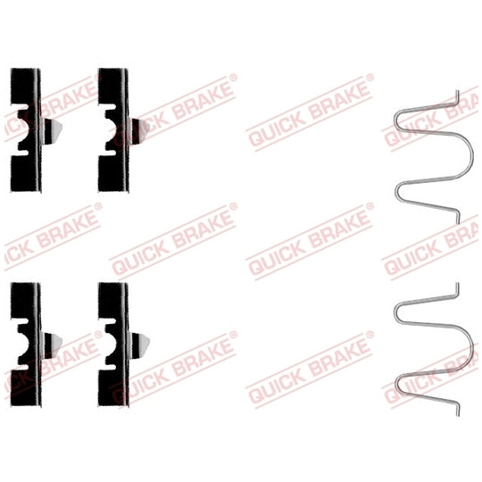 Quick Brake Brake pad fitting set