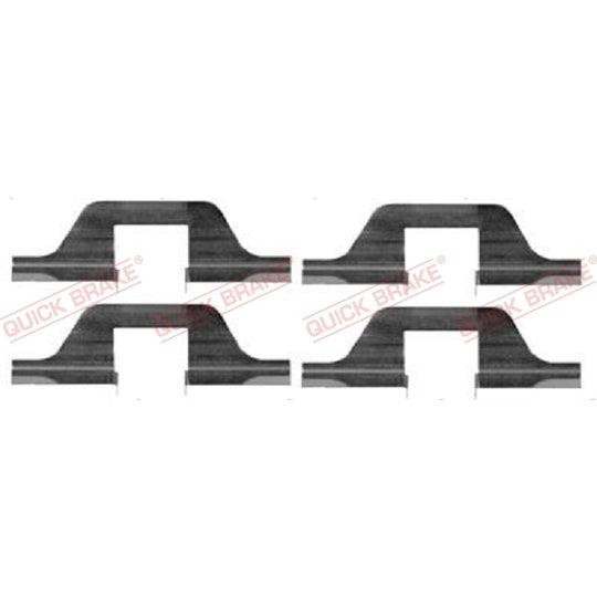 Quick Brake Brake pad fitting set
