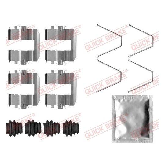 Quick Brake Accessory Kit, disc brake pad