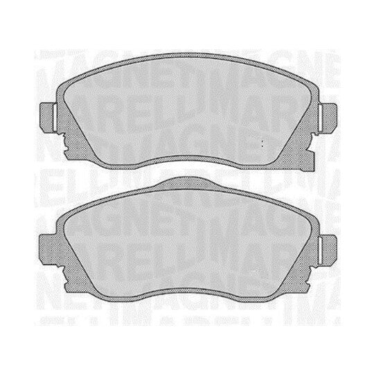 Magneti Marelli Brake Pad Set, disc brake to suit Opel, Vauxhall