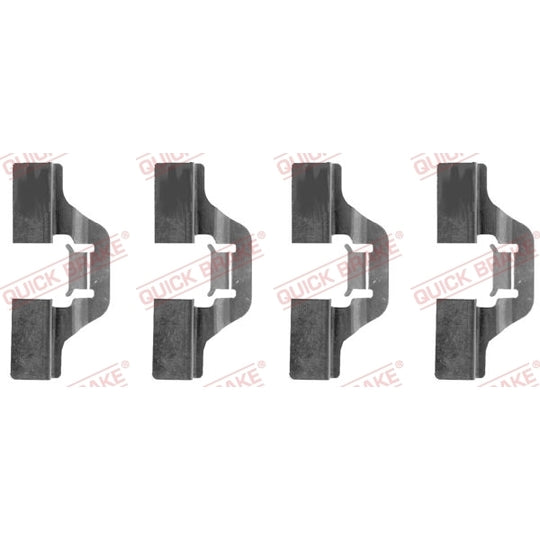 Quick Brake Brake pad fitting set