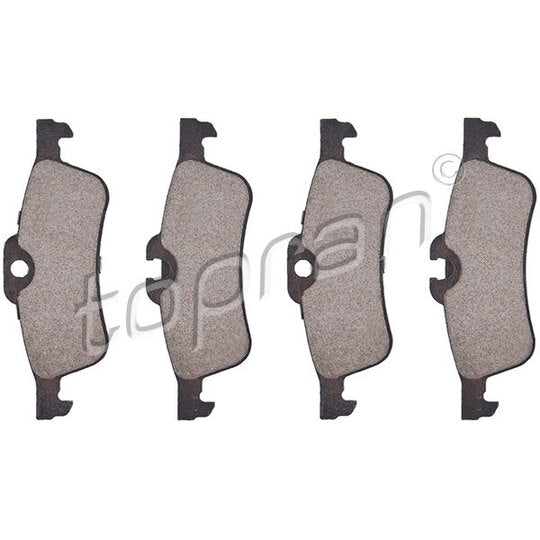 Topran Brake Pad Set, disc brake to suit Mini