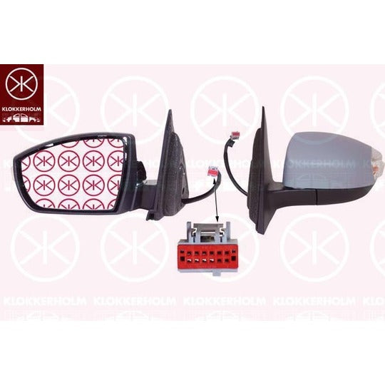 Klokkerholm Outside Mirror to suit Ford