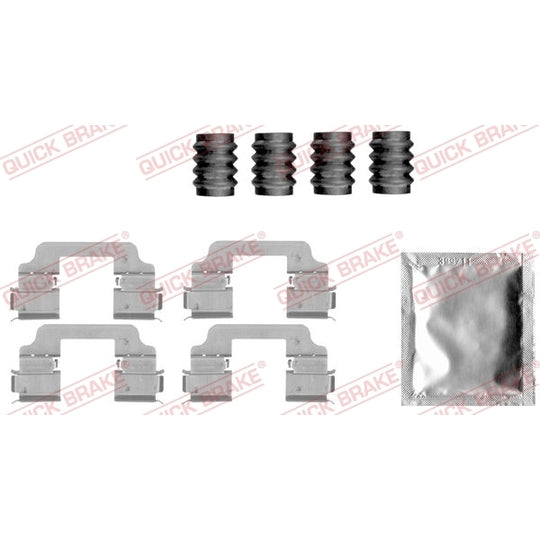 Quick Brake Brake pad fitting set