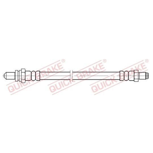 Quick Brake Brake Hose to suit Ford