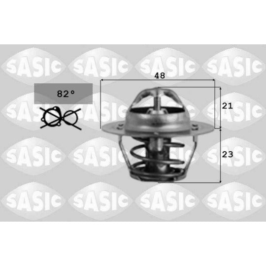 Sasic Thermostat, coolant to suit Ford