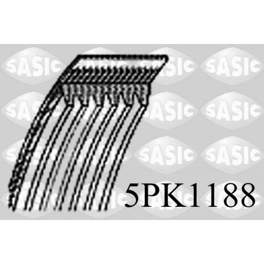 Sasic V-Ribbed Belt to suit Mitsubishi, Toyota, BMW
