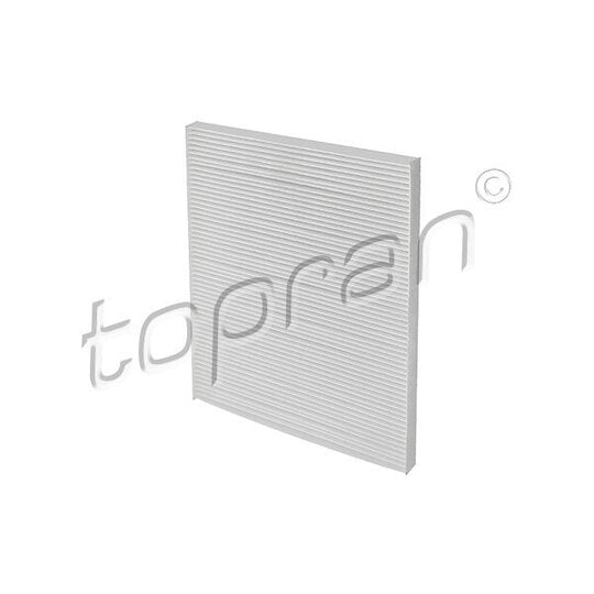 Topran 202 701 Filter, interior air to suit Opel, Vauxhall