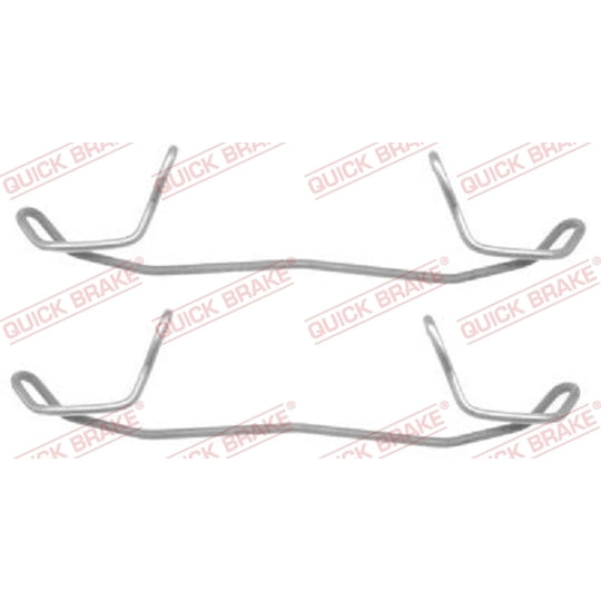 Quick Brake Brake pad fitting set