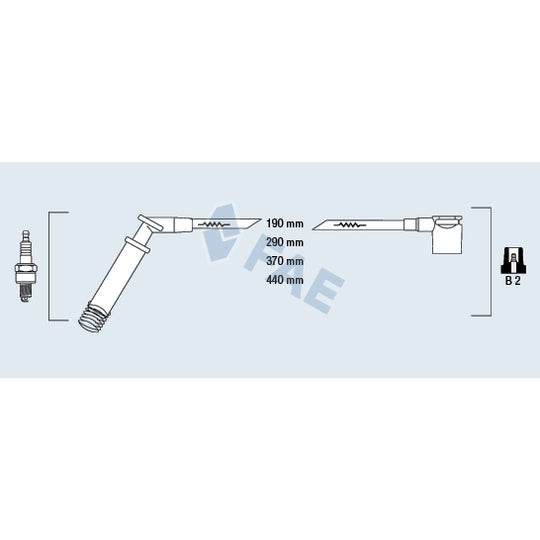 Fae Ignition Cable Kit to suit Opel