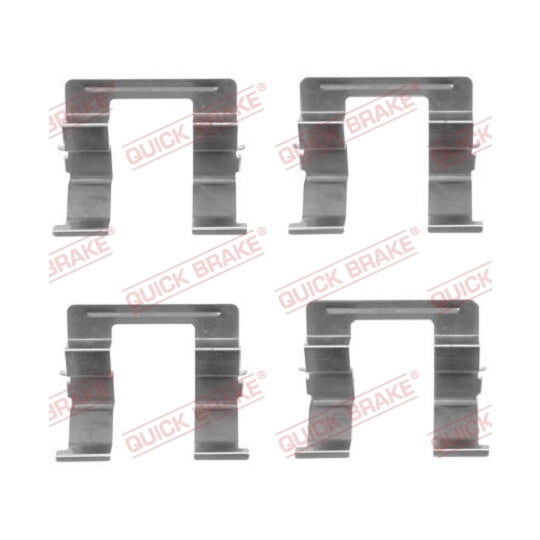 Quick Brake Brake pad fitting set