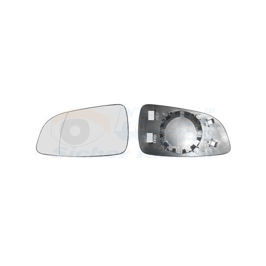 Van Wezel 3745831 Mirror Glass, outside mirror to suit Opel