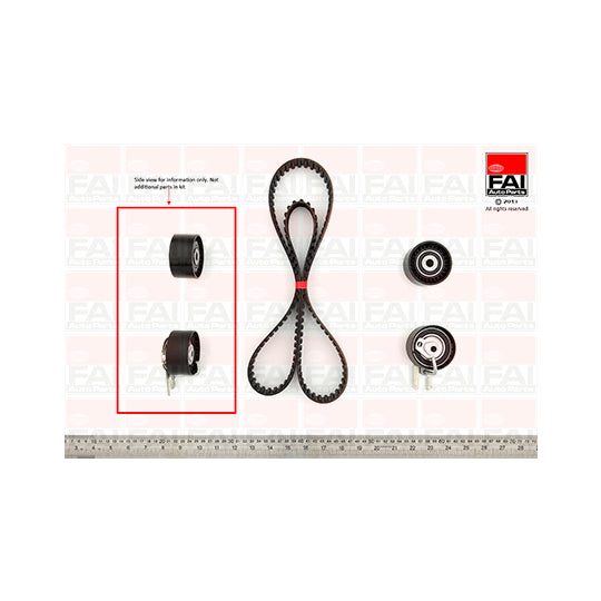 Fai Autoparts Timing Belt Set to suit Toyota, Ford, Peugeot