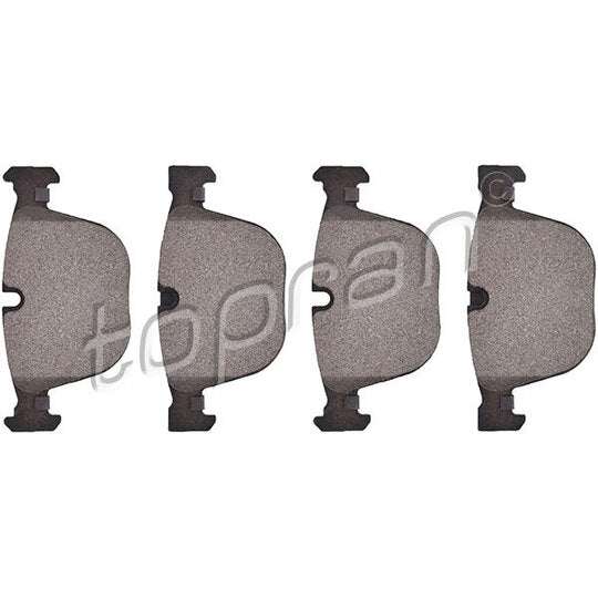 Topran Brake Pad Set, disc brake to suit BMW
