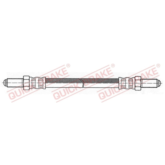 Quick Brake Flexible brake pipe to suit Ford, Jaguar