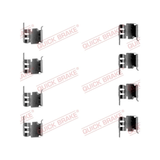 Quick Brake Brake pad fitting set