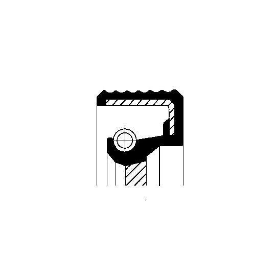 Corteco 01037298B Shaft Seal, manual transmission to suit Fiat, Iveco