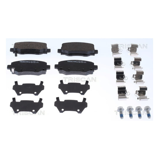 Triscan Brake Pad Set, disc brake to suit Ford
