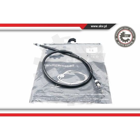 Esen Skv Cable, parking brake to suit Renault, Renault Trucks