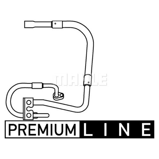 Mahle High-/Low Pressure Line, air conditioning to suit Ford