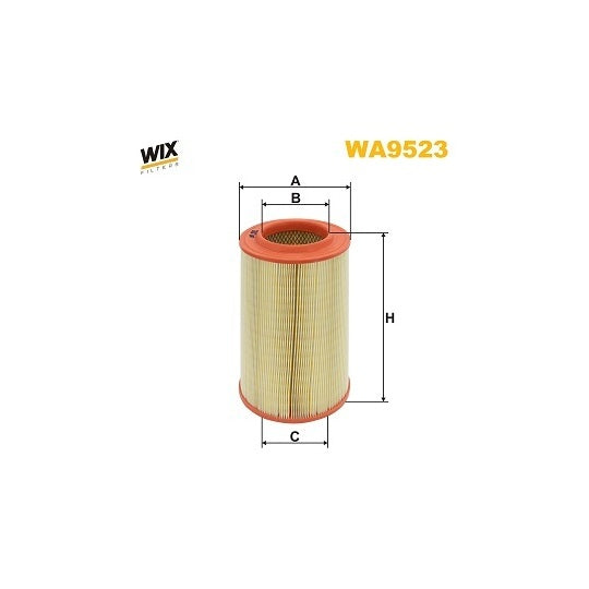 Wix Filters Air filter to suit Peugeot, Citroën, Fiat