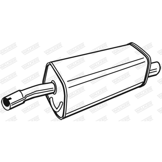 Walker End Silencer to suit Ford