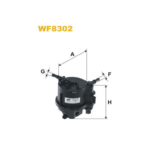 Wix Filters Fuel filter to suit Toyota, Ford, Mazda