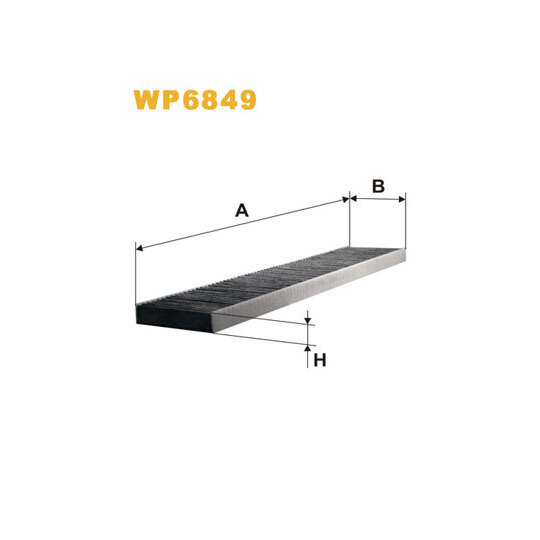 Wix Filters Filter, interior air to suit Ford, VAG