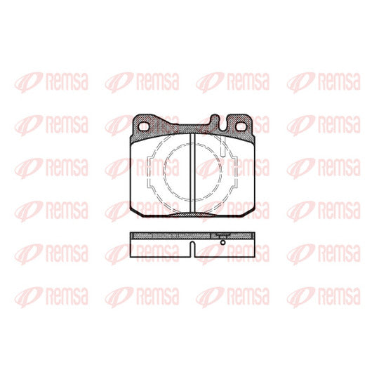 Remsa Warning Contact, brake pad wear to suit VW, Mercedes-Benz, Porsche