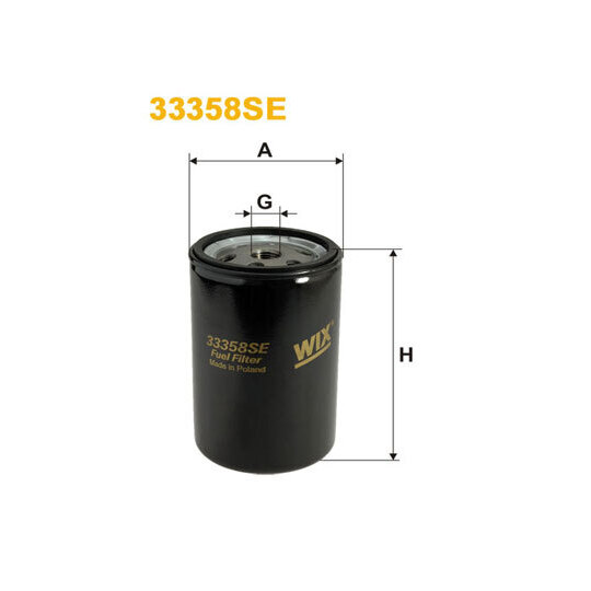 Wix Filters Fuel filter to suit Mitsubishi, Ford, BMW