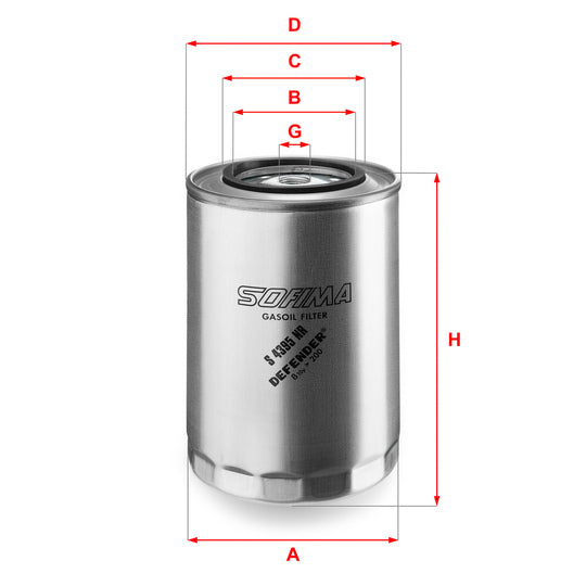 Sofima Fuel filter to suit Toyota, Ford, Mazda