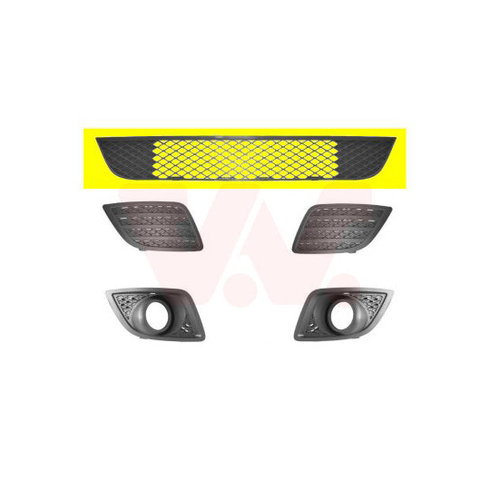 Van Wezel 1806590 Ventilation Grille, bumper to suit Ford