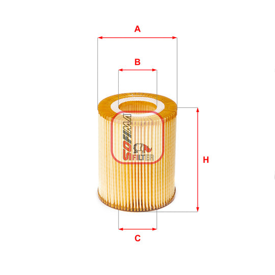Sofima Oil filter to suit Ford, Peugeot, Citroën