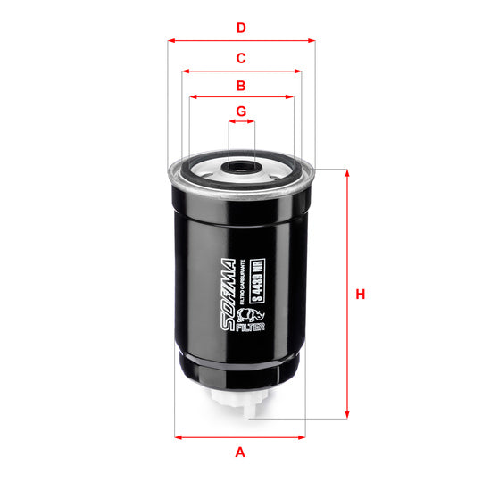 Sofima Fuel filter to suit Hyundai