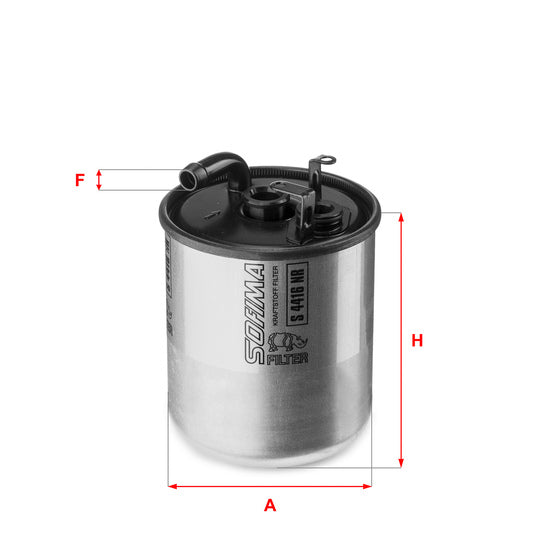 Sofima Fuel filter to suit Mercedes-Benz