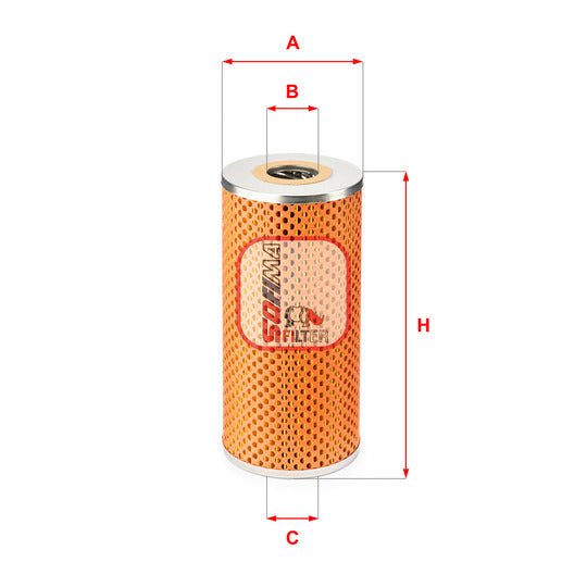 Sofima Oil filter to suit Fiat, Iveco, Volvo
