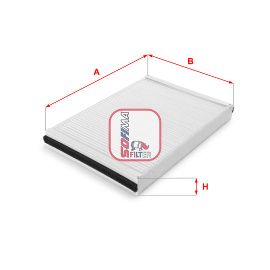 Sofima S 3047 C Filter, interior air to suit Opel