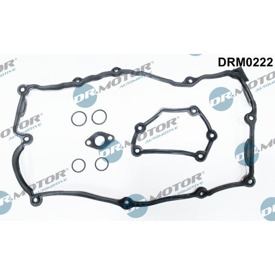 Dr.Motor Automotive Gasket Set, cylinder head cover to suit BMW