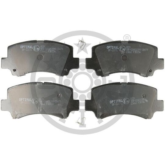 Optimal Brake Pad Set, disc brake to suit Suzuki