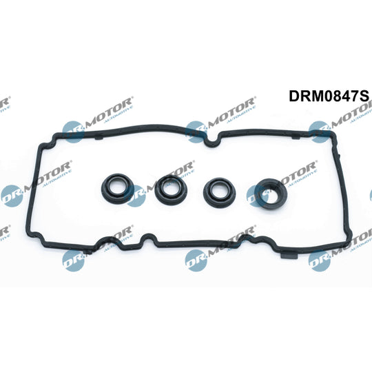 Dr.Motor Automotive Gasket Set, cylinder head cover to suit Audi, VW, Seat