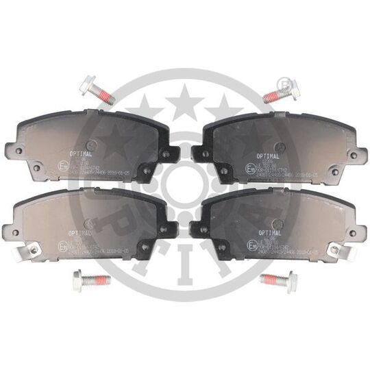 Optimal Brake Pad Set, disc brake to suit Honda