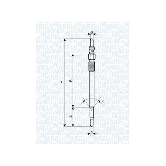 Magneti Marelli Glow Plug to suit Toyota, Ford, Mazda